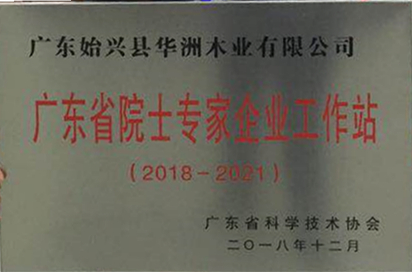 喜訊！華洲木業(yè)獲批建立廣東省院士專家（企業(yè)）工作站(圖1)