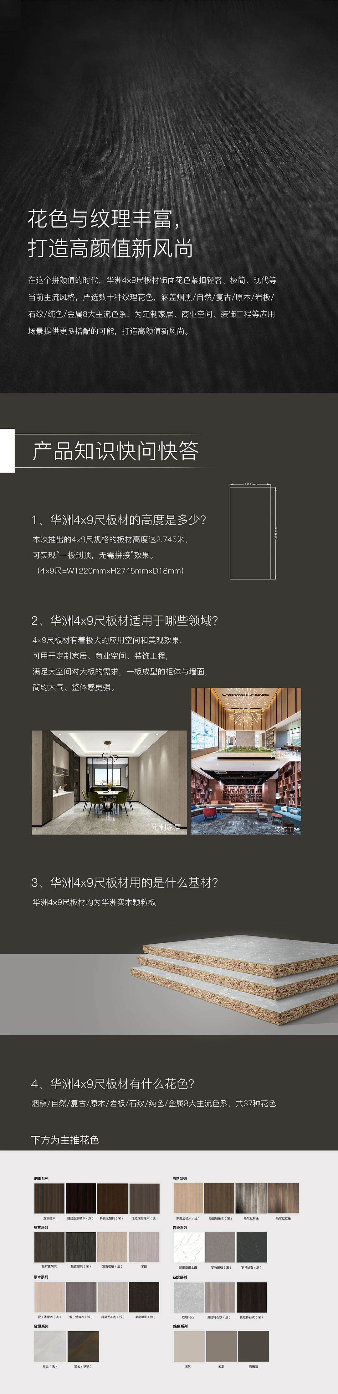 新品發(fā)布  華洲Max+板材系列，享受一板到頂?shù)耐昝?圖4)